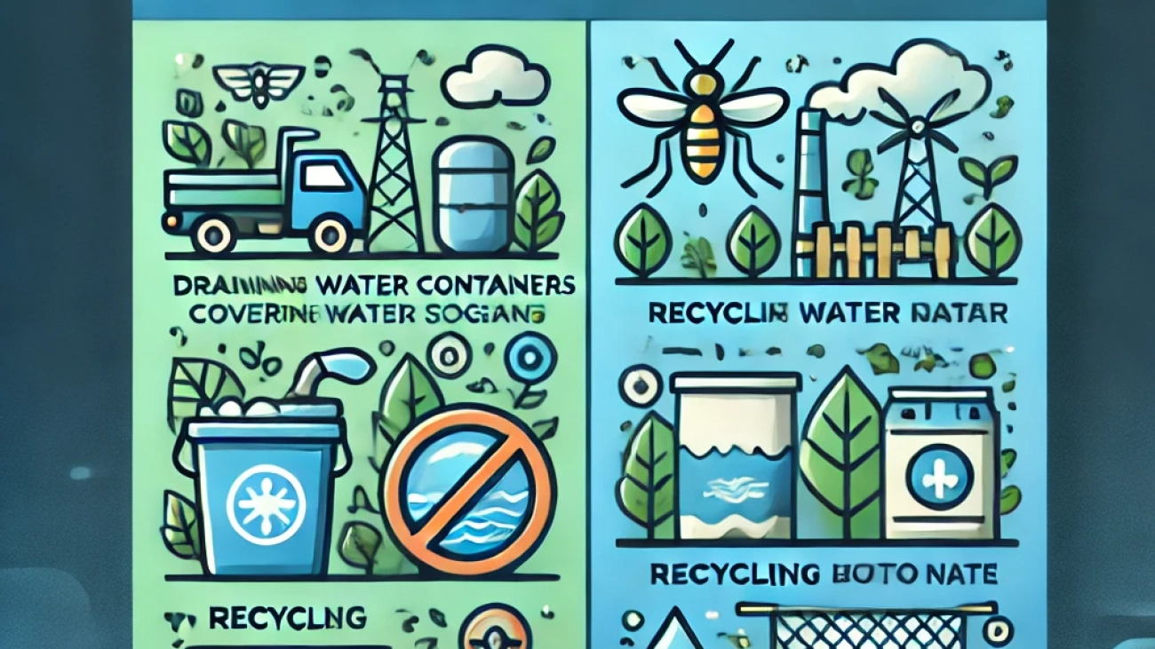 DALL·E 2025-03-24 22.52.49 - A square informative banner for an article titled 'Langkah Pencegahan DBD Selain Fogging yang Wajib Dilakukan