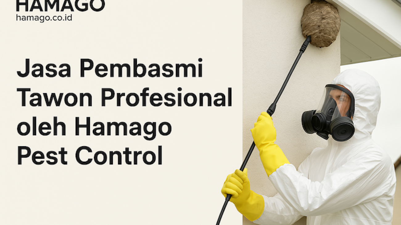 Jasa Pembasmi Tawon Profesional oleh Hamago Pest Control