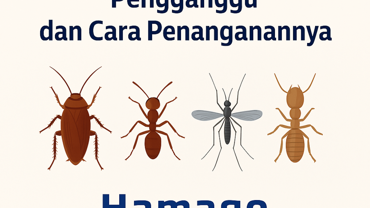 Jenis-jenis Serangga penggganngu dan cara penanganannya